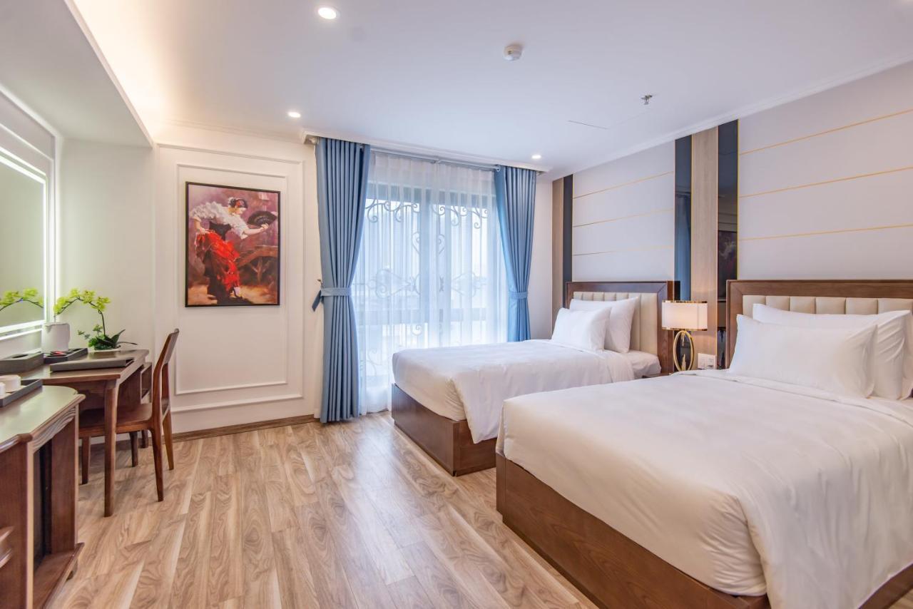 Reyna Luxury Hotel & Spa ハノイ市 エクステリア 写真