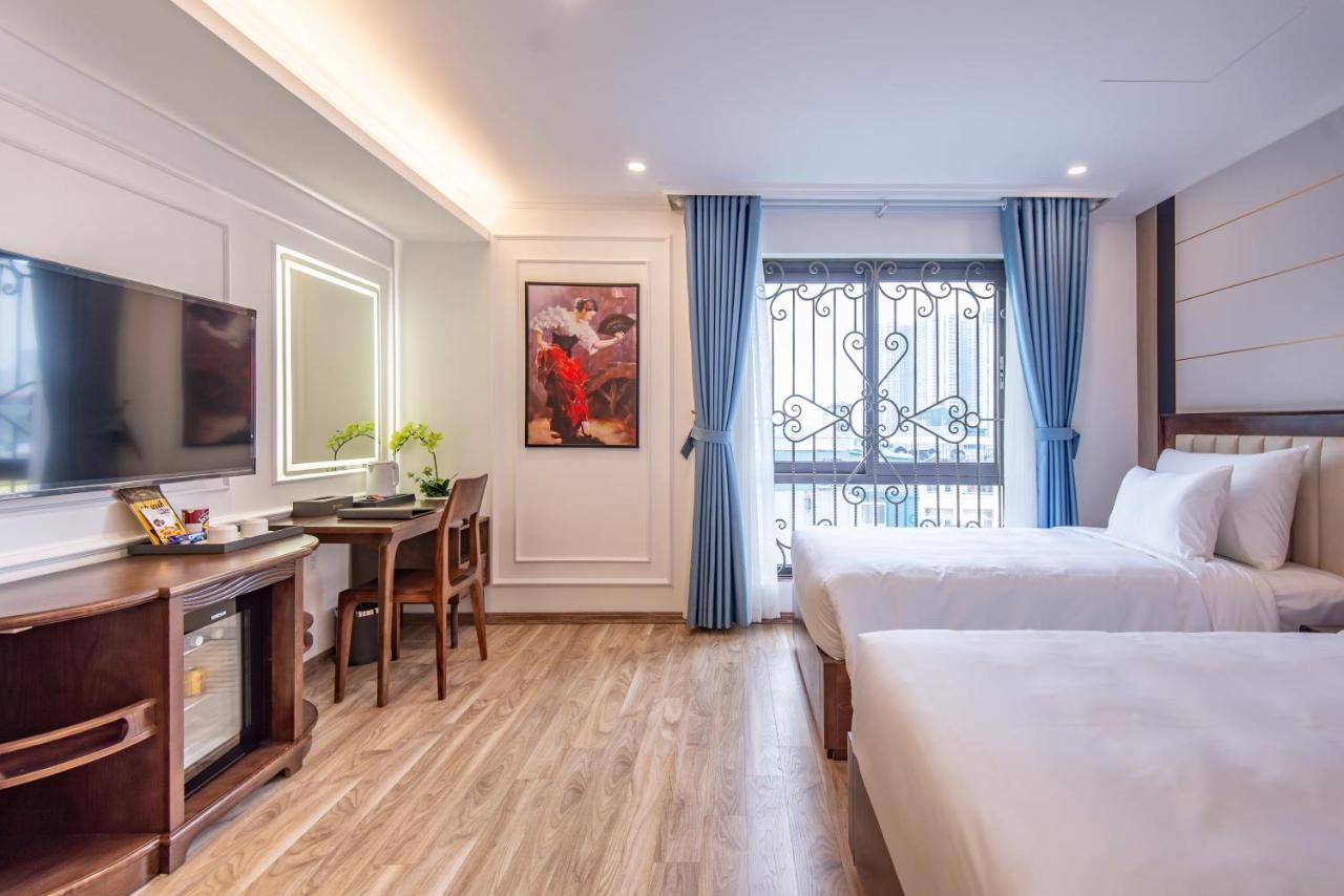 Reyna Luxury Hotel & Spa ハノイ市 エクステリア 写真