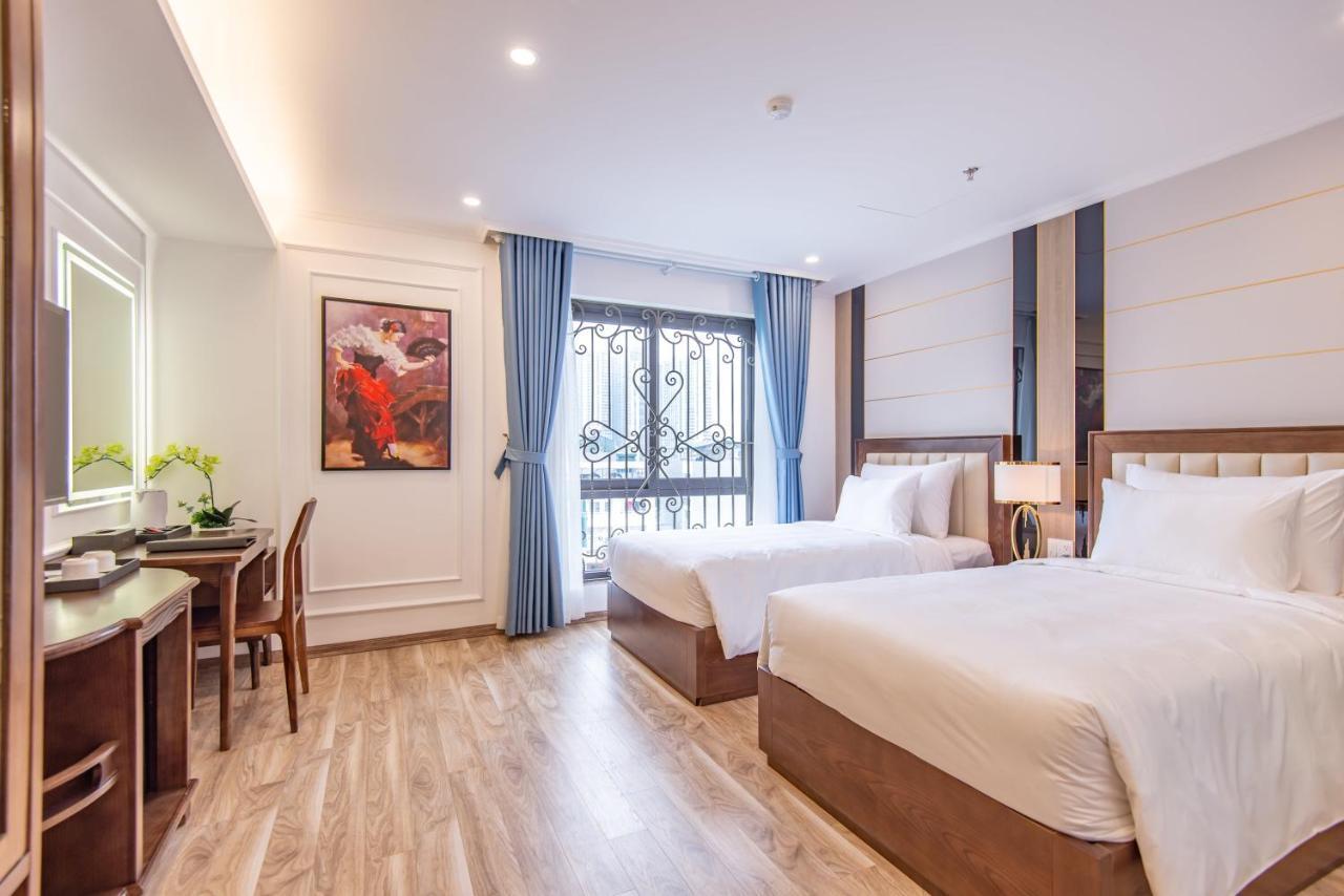 Reyna Luxury Hotel & Spa ハノイ市 エクステリア 写真