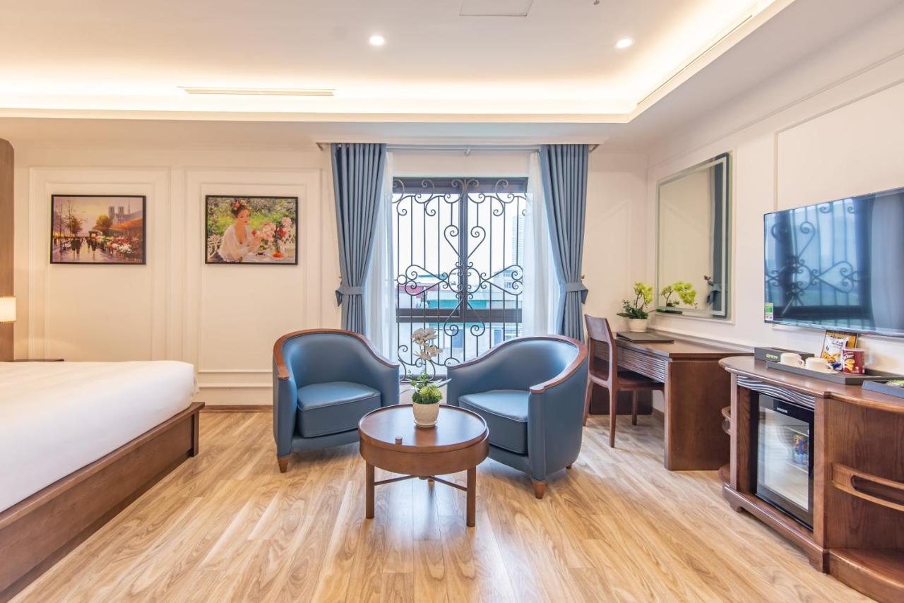 Reyna Luxury Hotel & Spa ハノイ市 エクステリア 写真