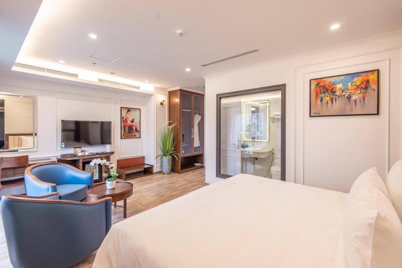 Reyna Luxury Hotel & Spa ハノイ市 エクステリア 写真