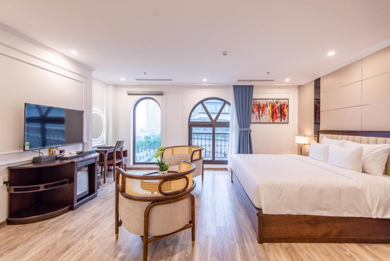 Reyna Luxury Hotel & Spa ハノイ市 エクステリア 写真